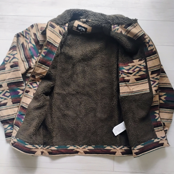 BILLABONG NEW Barlow Sherpa Lined Jacket - Picture 8 of 14